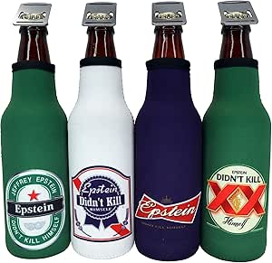 Jeffrey Epstein Didnt Kill Himself - AWESOMETIVITY Funny Beer Label