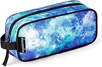 Vista 8 de Choco Mocha Estuche de lápices para niños, estuche de lápices con cremallera suave para niños, estuche de lápices para niños para la escuela, bolsa