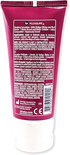 Miniatura 2 de ID - Lubricante personal estimulante para el placer, 2.2 onzas líquidas, lubricante con sensación de hormigueo a base de agua con extractos