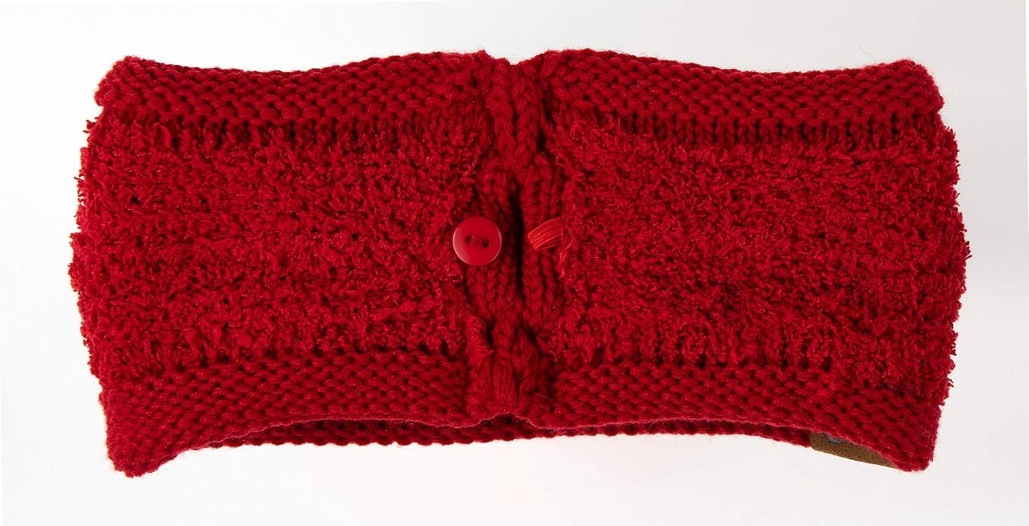 Funky Junque Scarf, Ponytail Headband, & Texting Gloves - Red
