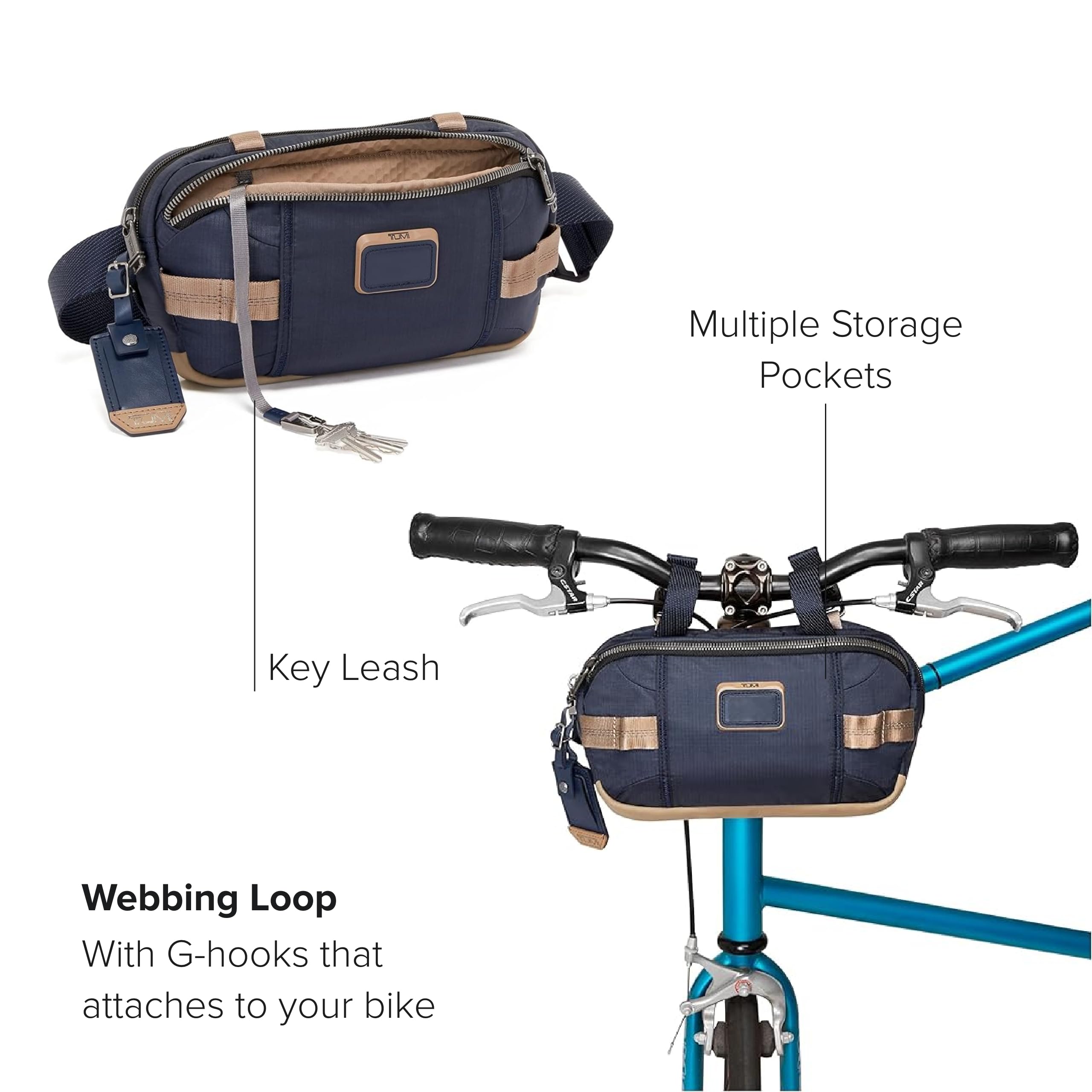 バッグ TUMI Alpha Bravo Peyton Alpha Bravo Peyton Bike Sling Black | TUMI France