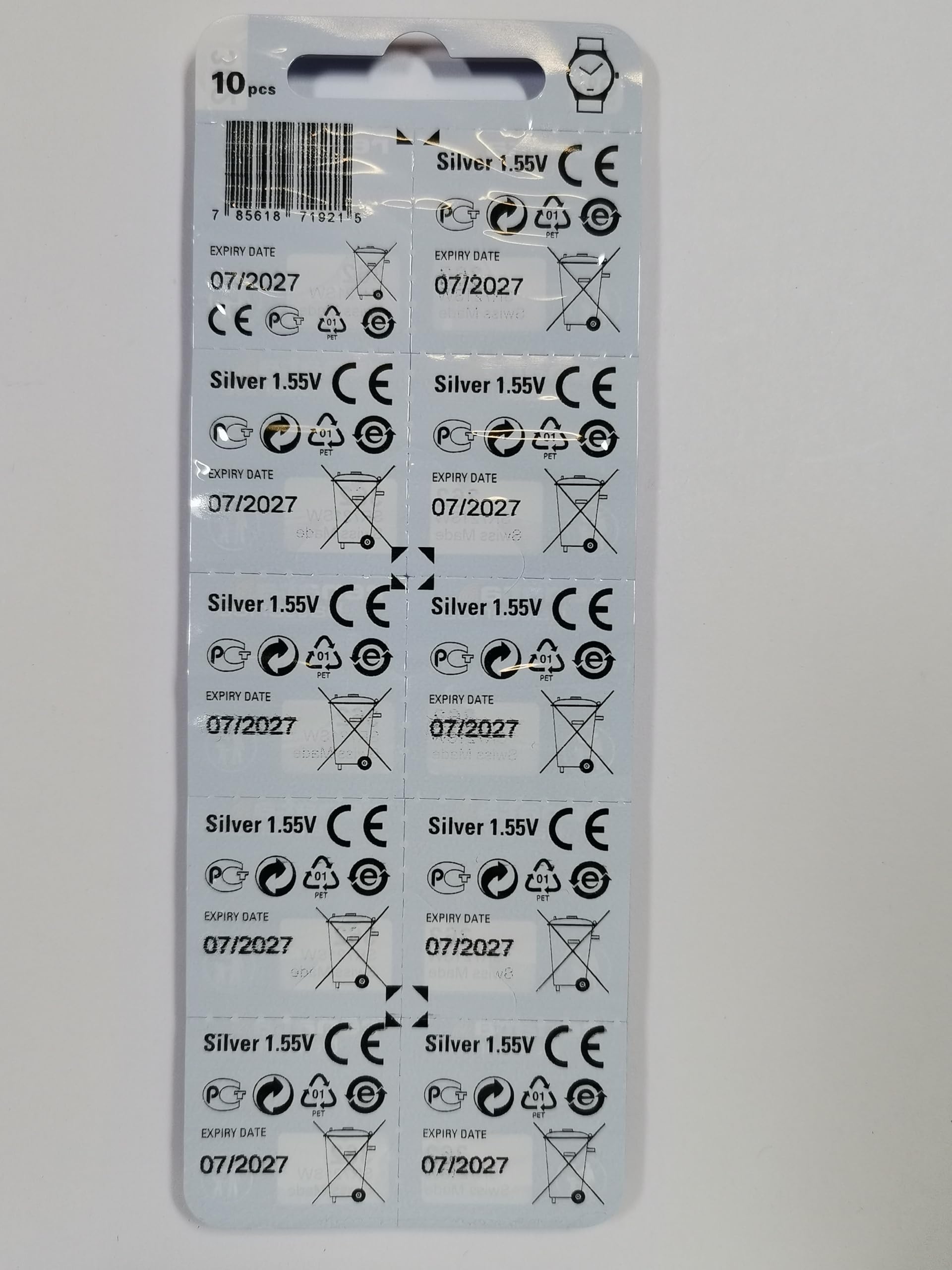 Renata 395 Knopfzellen-Batterie – 1.55V, Für Armbanduhren, Taschenrechner & Kleingeräte