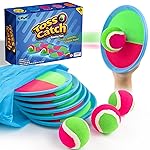 Ayeboovi Kids Toys Toss and Catch Ball Set with 6 Paddles 3 Balls Outdoor Games for Kids Beach Pool Yard Games Toys for 3-12 Years Old Boys Girls Kids Adults Family Birthday Gift Stocking Stuffers