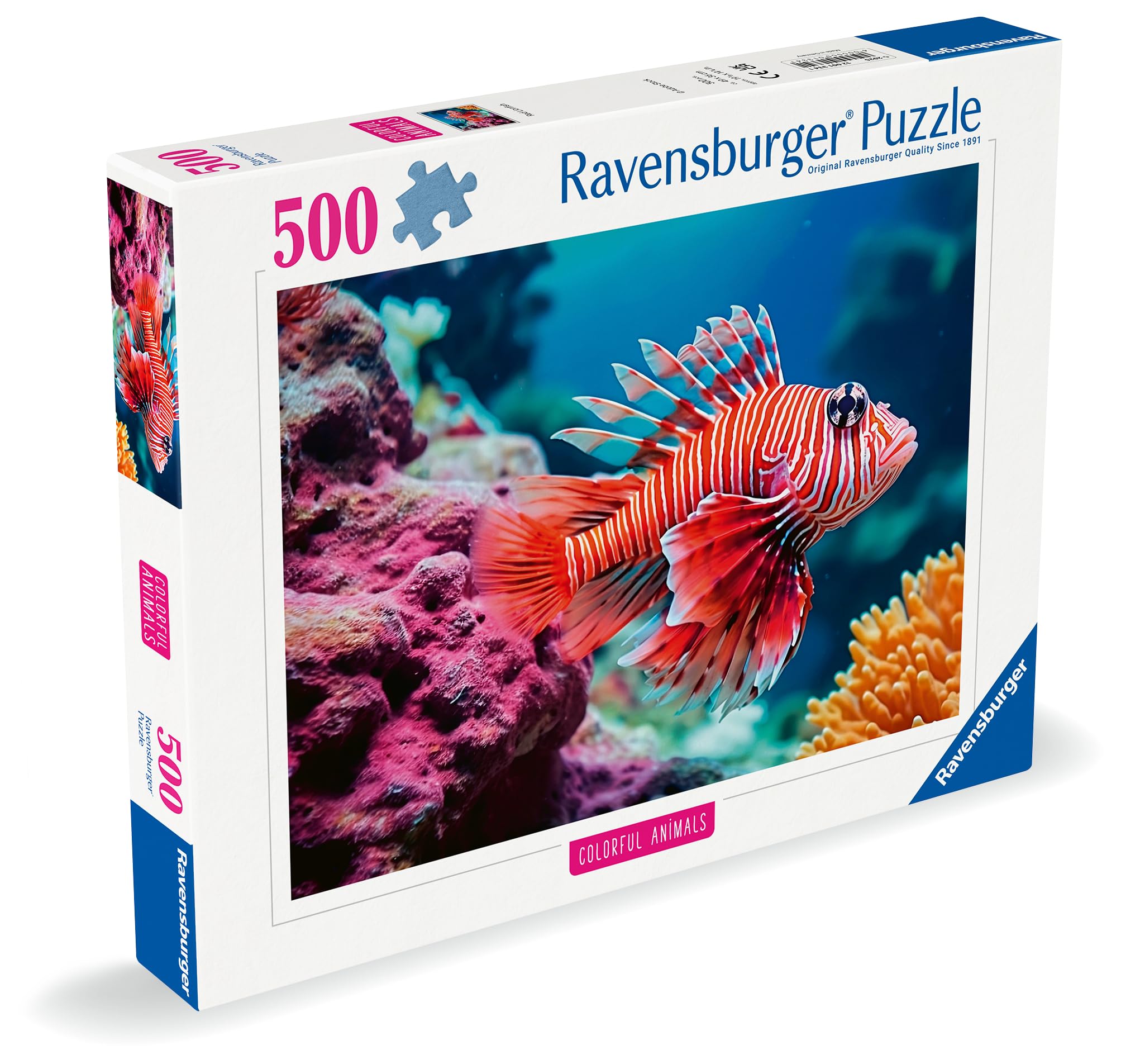 Ravensburger Red Lionfish 500 Piece Jigsaw Puzzle for Adults Age 10 Years Up, 49 x 36 cm - Image 2