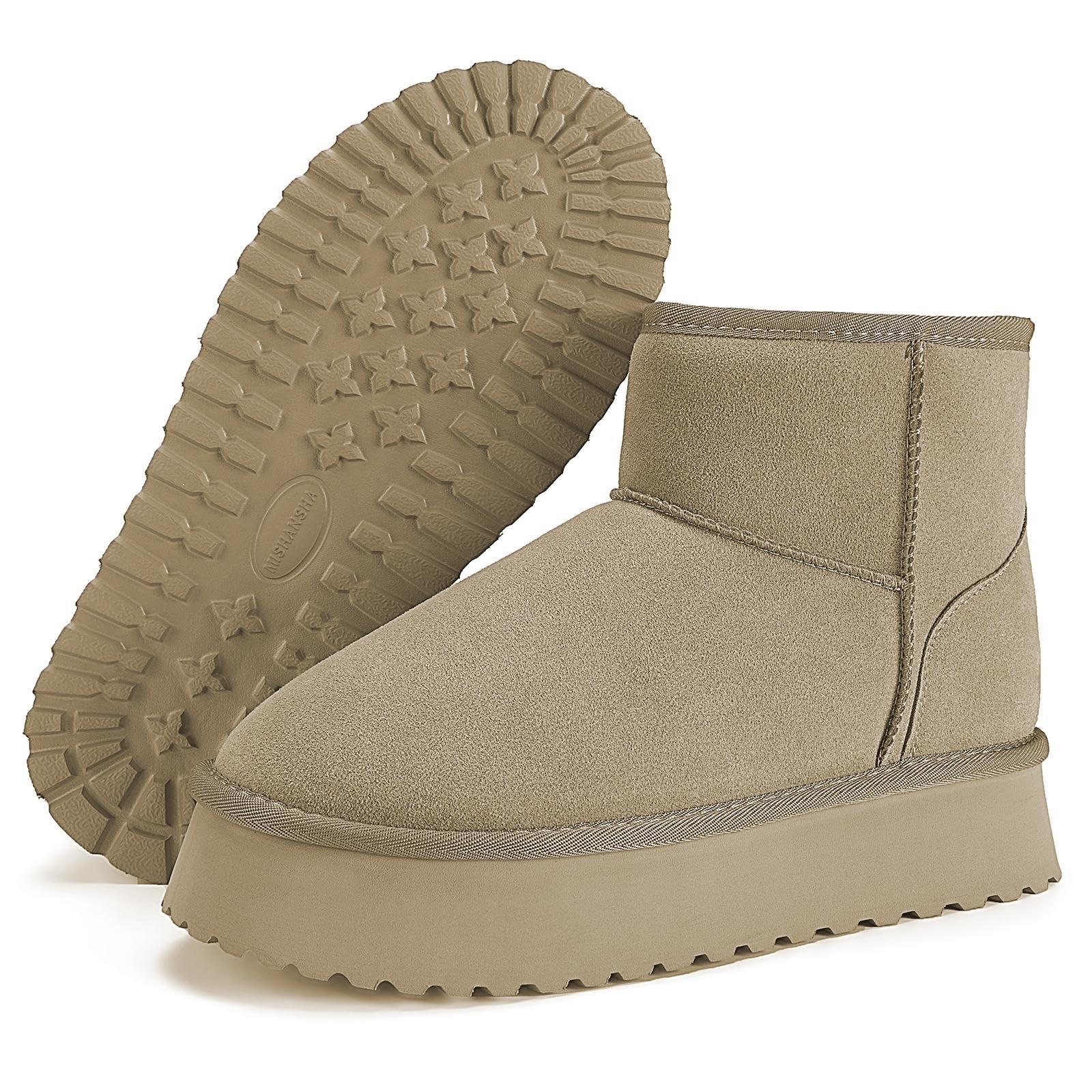 Mishansha Botas de Invierno Mujer