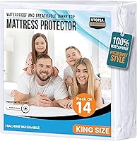 Vista 36 de Utopia Bedding – Protector premium de colchón impermeable – Funda de colchón ajustable transpirable.