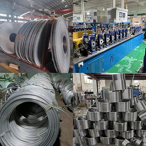 Miniatura 6 de Vigorous Bobina de la tubería del acero inoxidable, tubo del acero inoxidable 304 de 38" x 25ft, tubería soldada con autógena del acero inoxidable