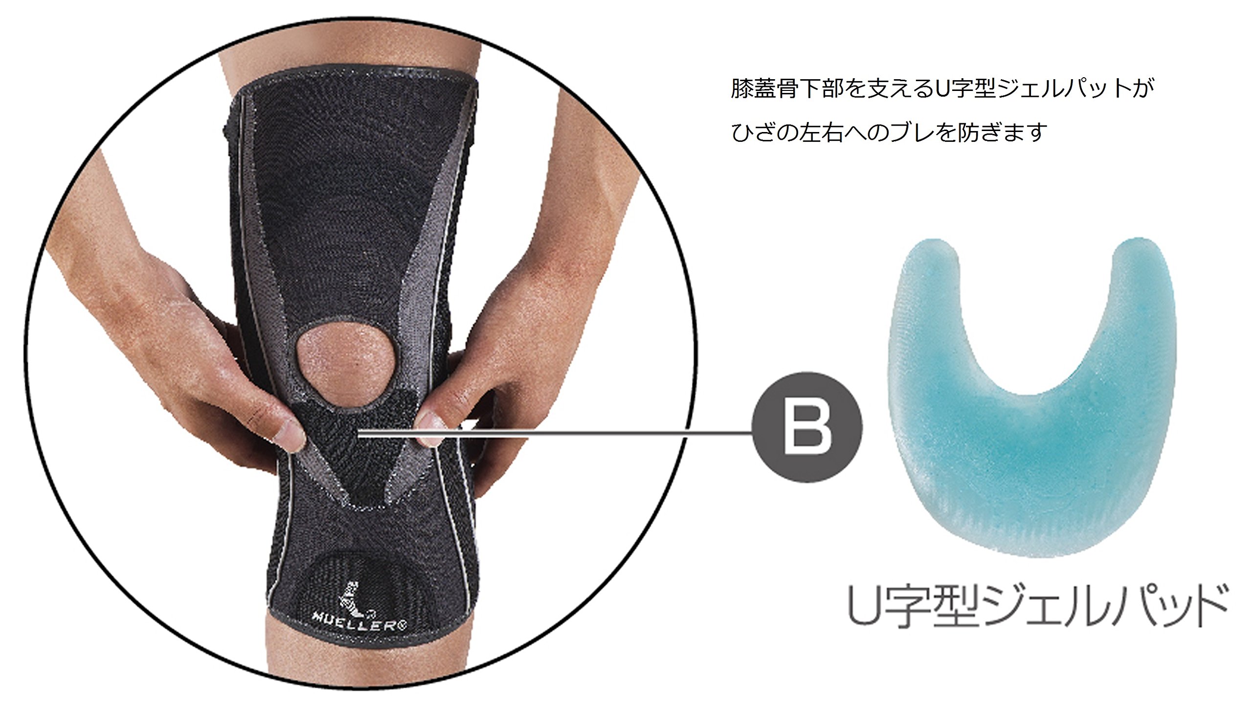 Amazon | ミューラー(Mueller) ひざサポーター HG80 プレミアムニー