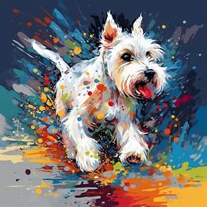 TOSTOG 5D DIY Diamond Painting Kit Completo,Gatto e Libro Diamante 5D Fai Da Te,Diamond Painting Kit 5D,Ricamo a Punto Croce Painting Pittura Decorazione Casa 30x40cm