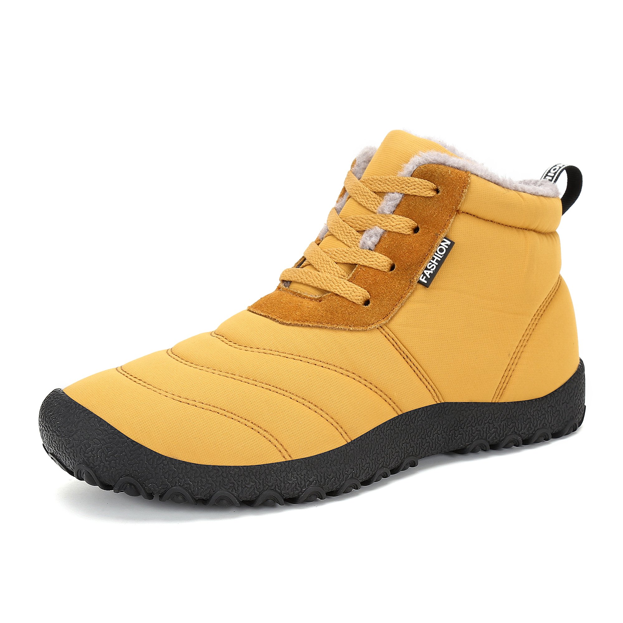 Krótkie buty damskie, Popoti buty śniegowe unisex zimowe ocieplacze kostki ciepłe płaskie antypoślizgowe buty na zewnątrz