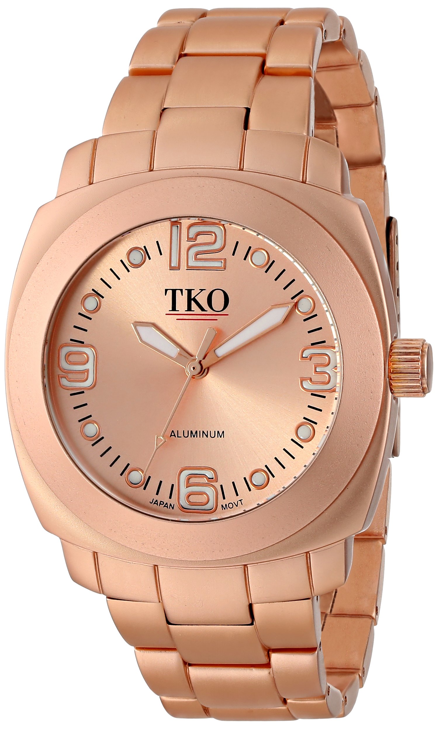 TKOORLOGI Women's TK620RG Rose Gold Aluminum Bracelet Watch