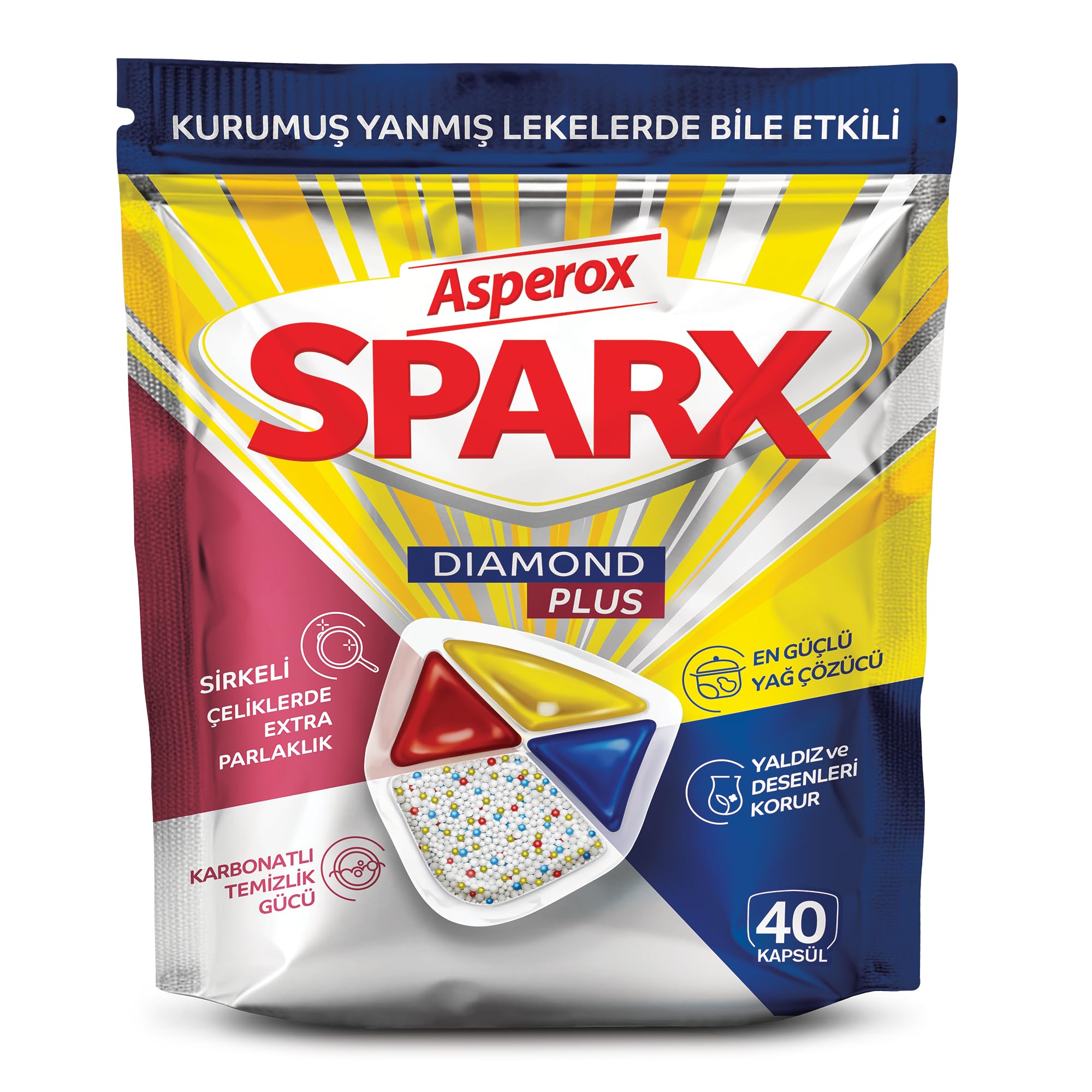Diamond Plus 40'lı Bulaşık Makinesi Deterjanı