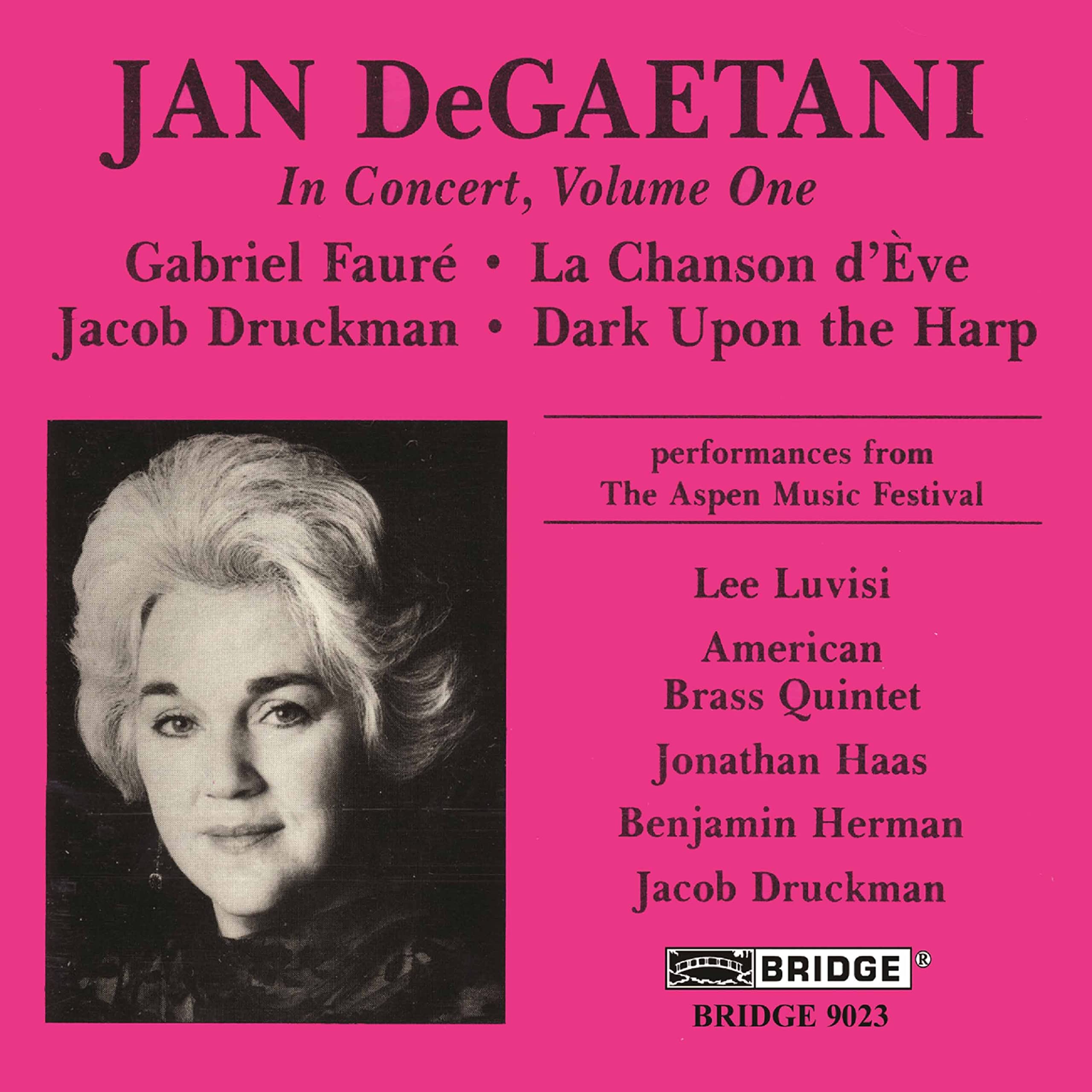 Jan deGaetani in Concert