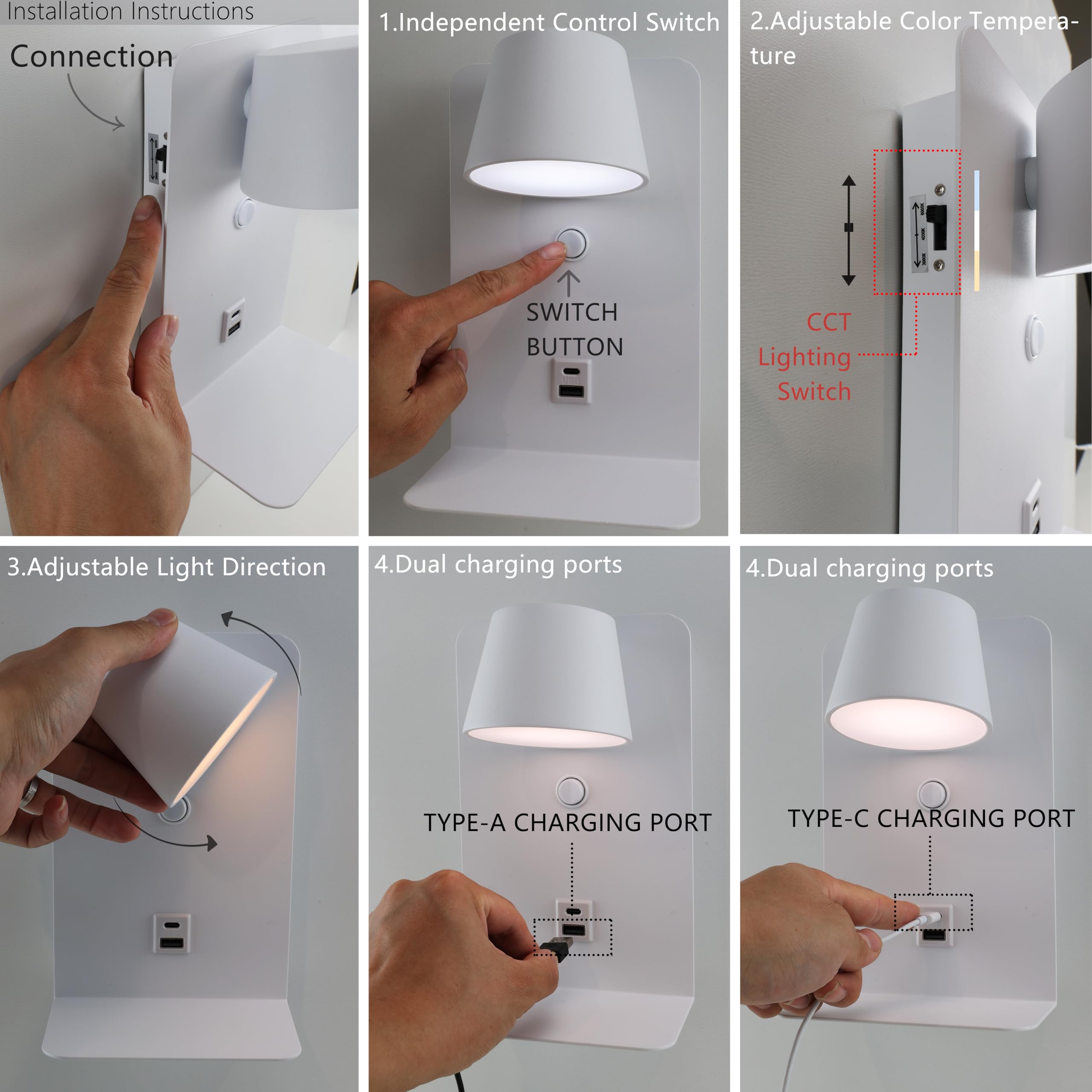 Piega - Applique Murale LED 20 W, Température De Couleur 3000 K, 4000 K 6000 K 1600 Lm Ip65 Anthracite Perenz 90316218