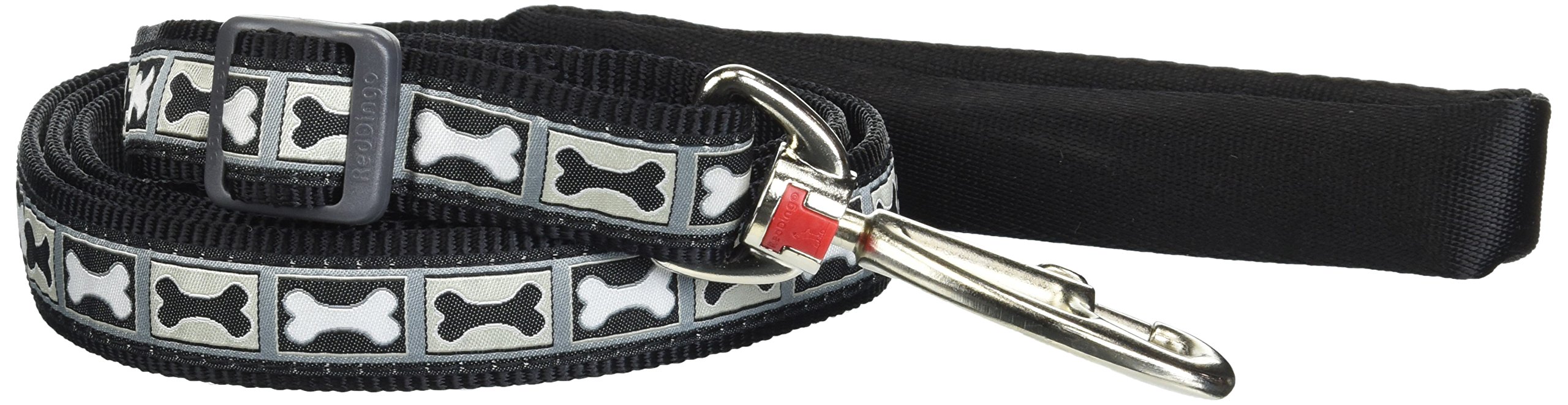 Red Dingo Boneyard Dog Lead, Large, Black