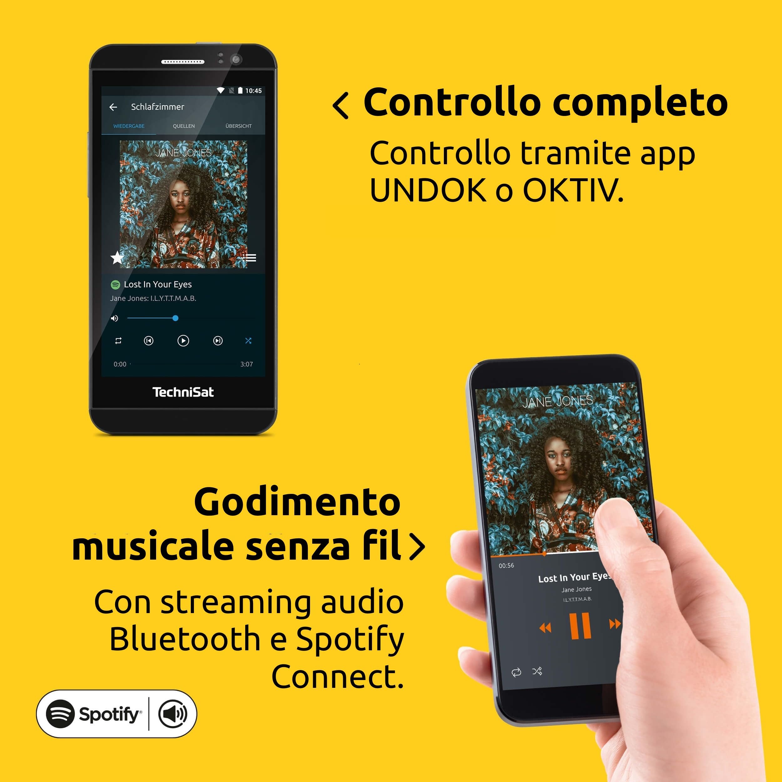 TechniSat DIGITRADIO 10 IR Radio DAB+ Internet WLAN Display Colori Bluetooth Telecomando Sveglia