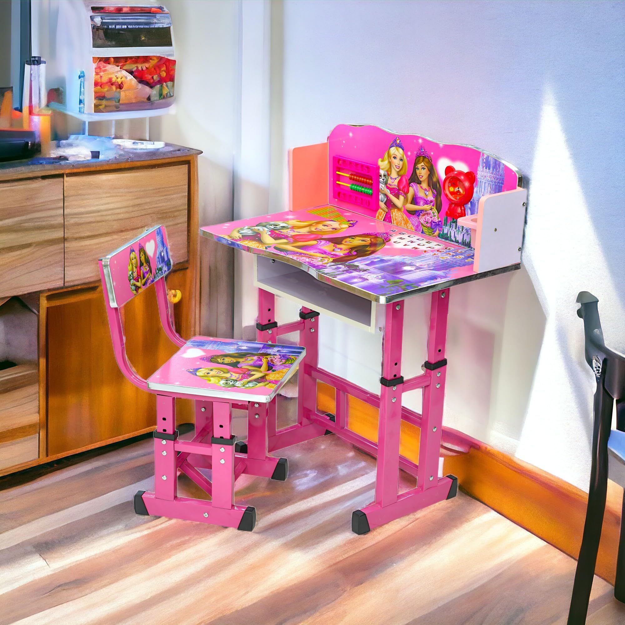 Dessert Barbie Furniture And Pet Set With Dining Table And Two - Main Image