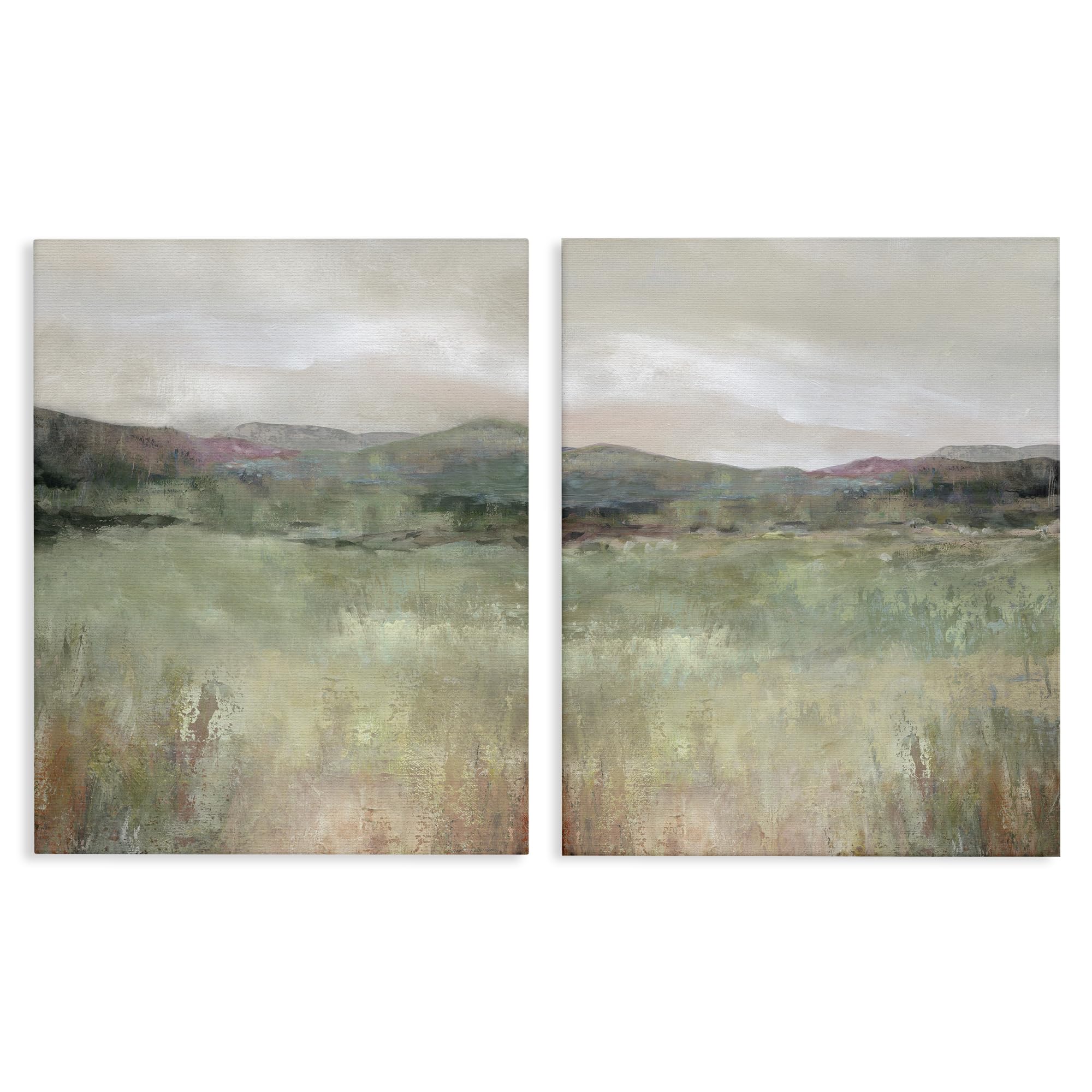'Muted Glimpse of Spring'| 2pc Canvas Art Set 2
