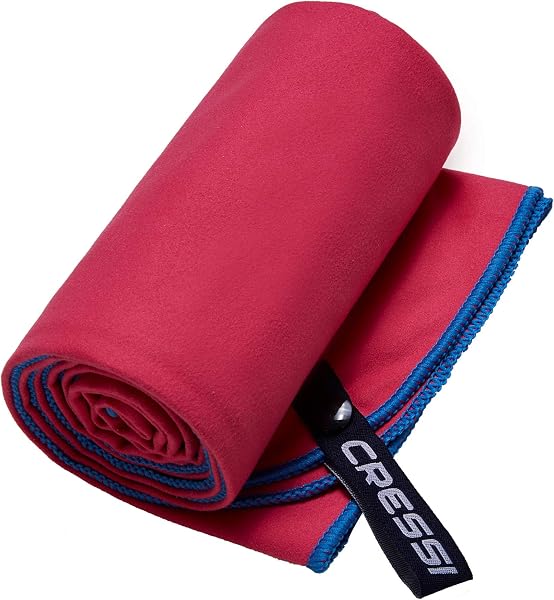 CRESSI Microfibre Fast Drying, Asciugamano/Telo Sportivo in Microfibra, Vari Colori e Misure Unisex Adulto - 5