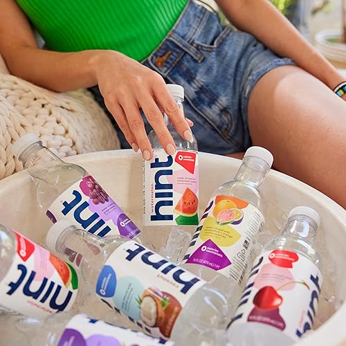 Miniatura 7 de Agua premium de esencia Hint, botellas de 16onzas (pack de 12)