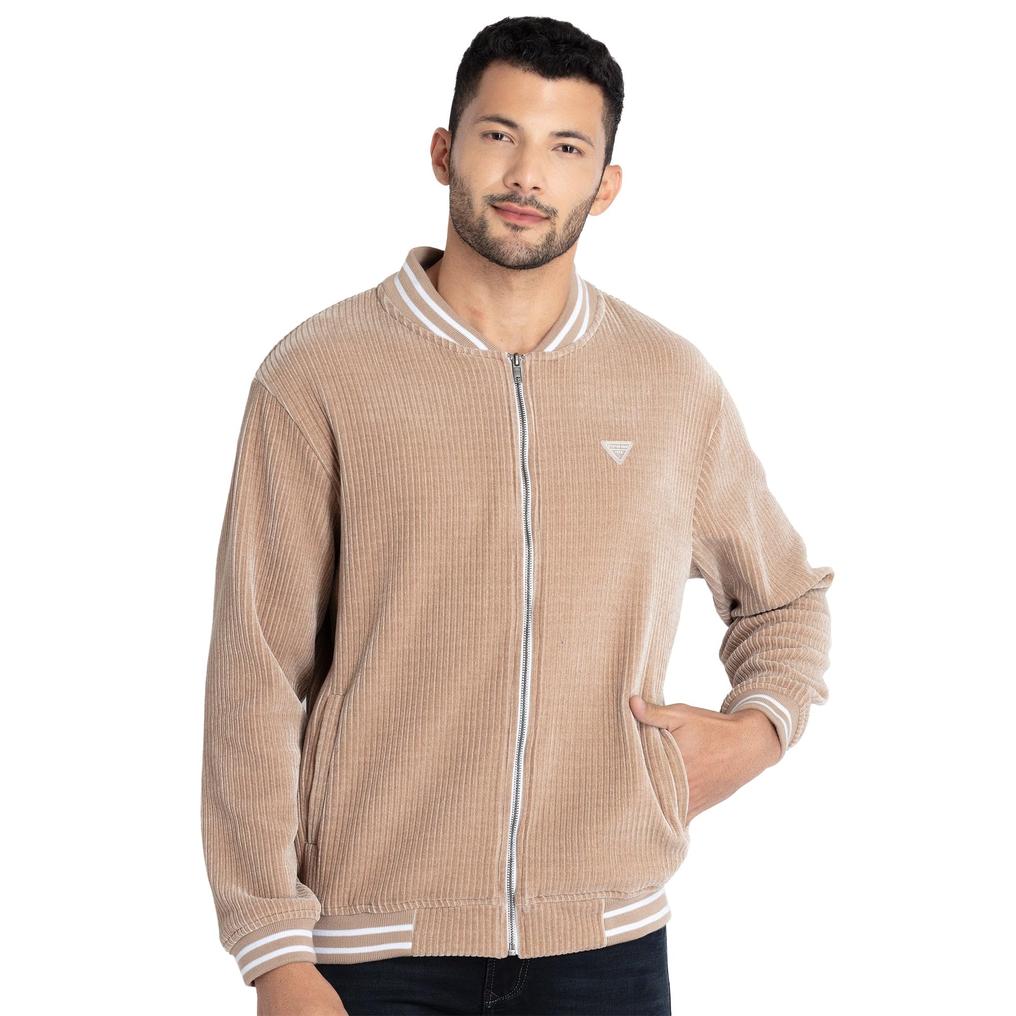status quo Mens Henley Neck Lightweight Sweatshirt-picture-46