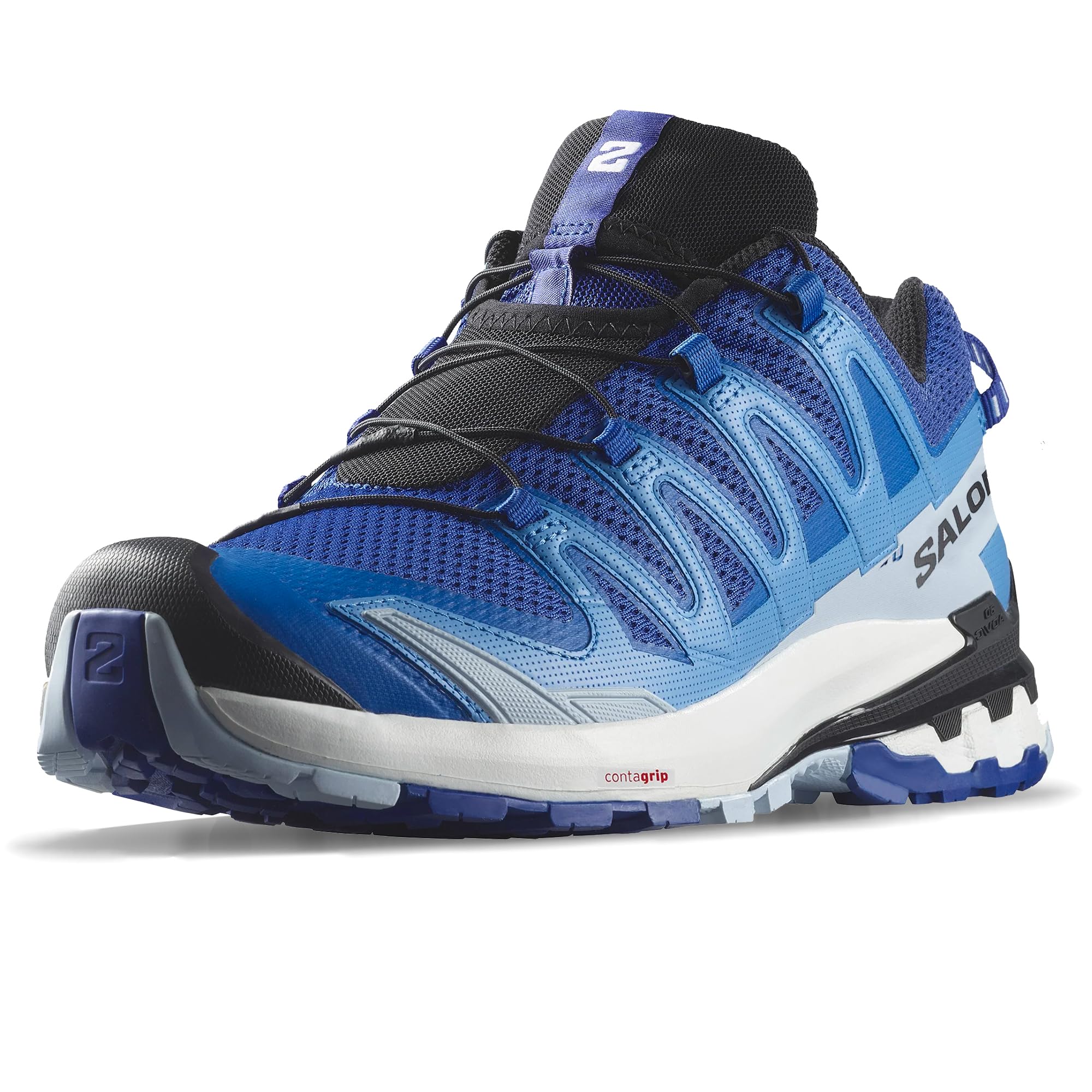 Salomon Chaussures de Course pour Homme, Surf Web Ibiza Blue White L47272100, 44 2/3 EU
