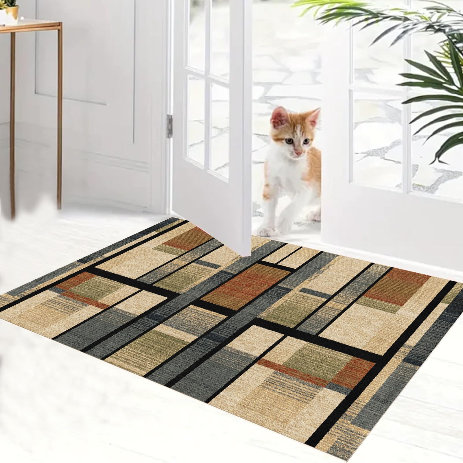 Dywan Chodnik Kuchenny Antypoślizgowy Dywan Korytarz Dywan Runner Chodnik Dywan Wejście Długi Korytarz Dywan Dywan Do Salonu Sypialnia Wejście Wnętrze 80 x 500 cm