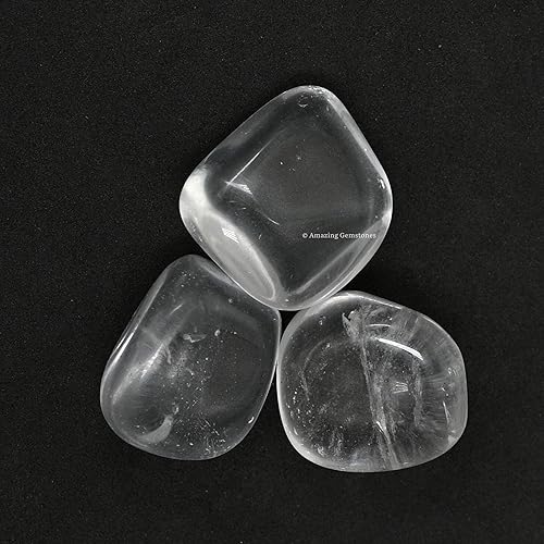 Miniatura 4 de Piedras pulidas de cristal de cuarzo transparente, piedras pulidas, piedras preciosas naturales para curación, cristales de bricolaje para