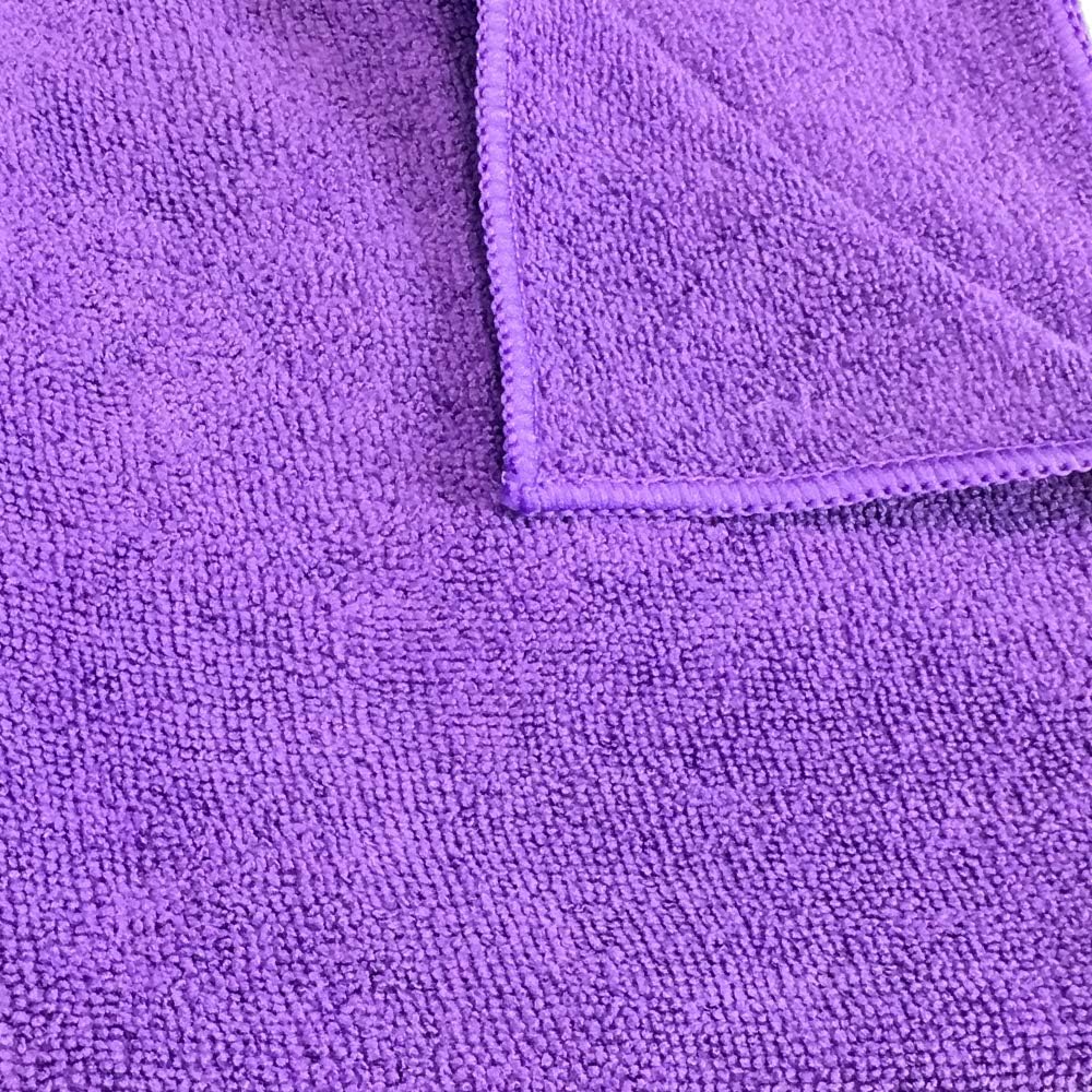 Arkwright Microfiber Cleaning Cloths - (Case of 180) Large Lint & Streak-Free Drying Wash Towels, 300 GSM Super Absorbent & Quick Dry, Perfect Cleaner for Car, Glass, and Window, 16 x 16 in, Purple