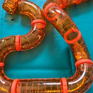 Omlet Starter Hamster Tunnel Kit | Sturdy, Easy to Clean & Chew Resistant Design with Ventilation Holes | Our Easy Connect, Large Diameter Hamster Tubes Let You Take The Adventure Far and Wide