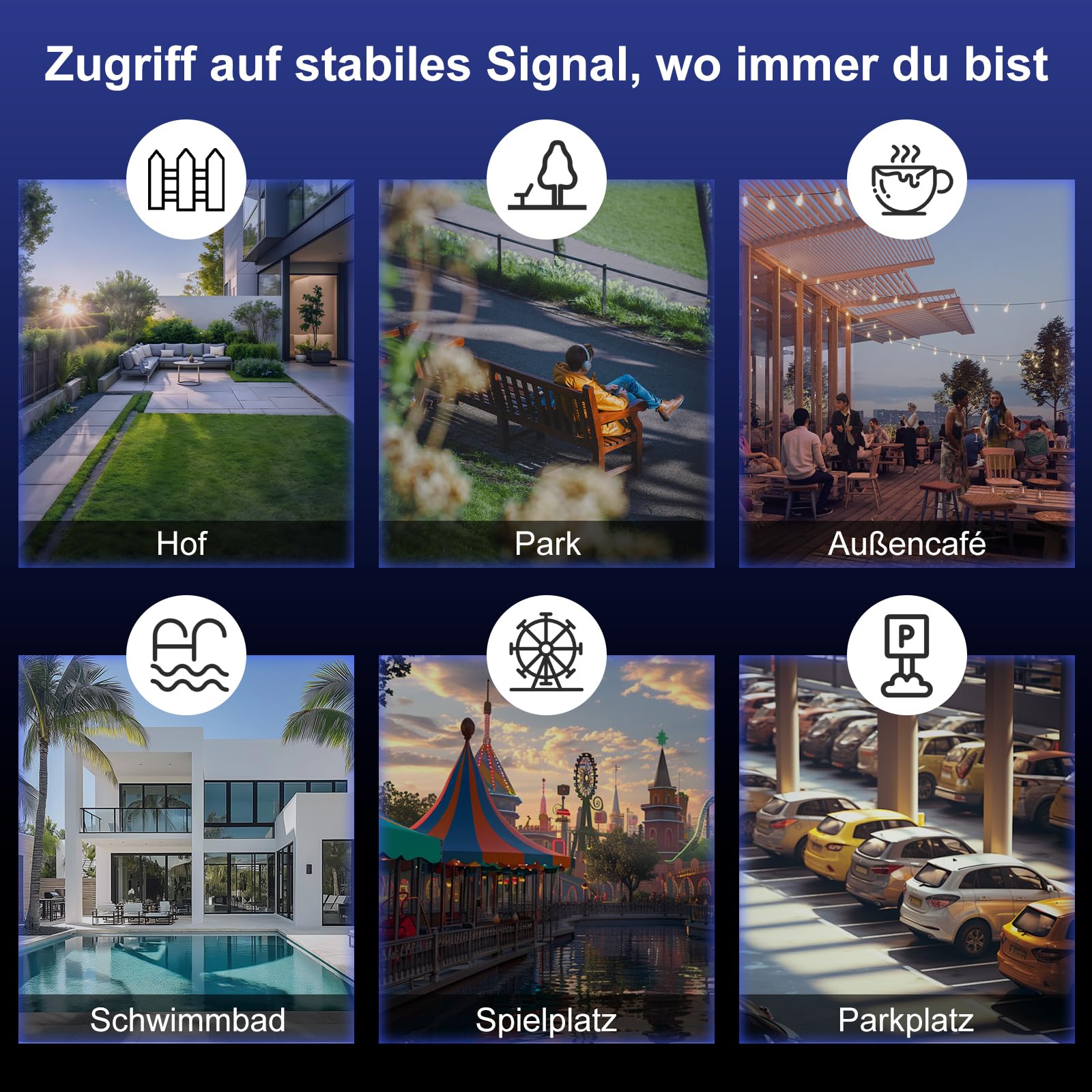 COMFAST Outdoor WLAN Access Point, WiFi 7 3600 Mbit/s Outdoor WLAN Repeater Dualband mit 3 abnehmbaren Antennen, 3 Gigabit-Ethernet-Ports, 48V PoE & 12V DC, MU-MIMO, IP66, Router/AP/Repeater Modus