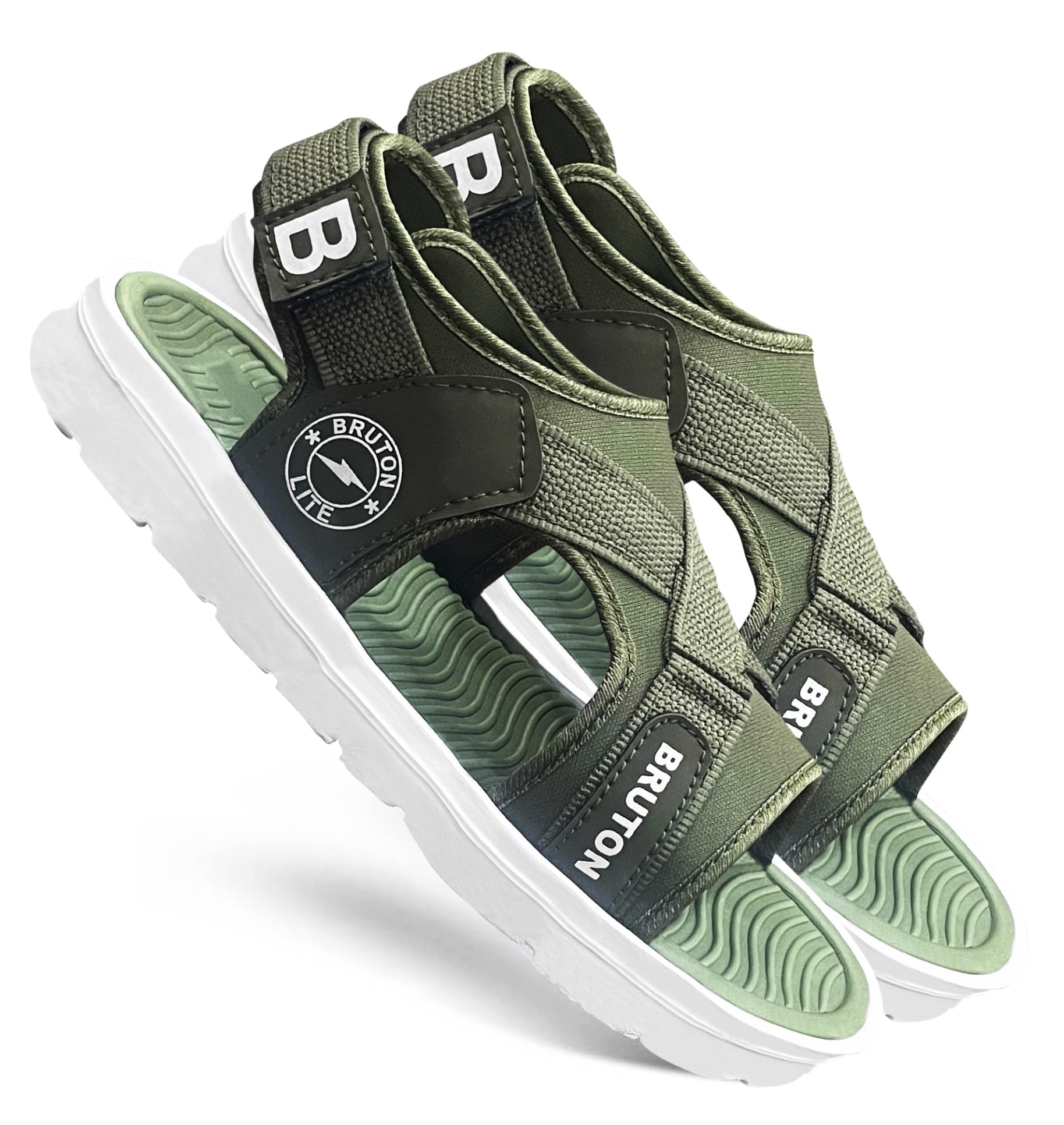 BRUTON Mens Outdoor Sandals (Olive, Size : 9) (B0C1VF3G56) Amazon Price History, Amazon Price Tracker