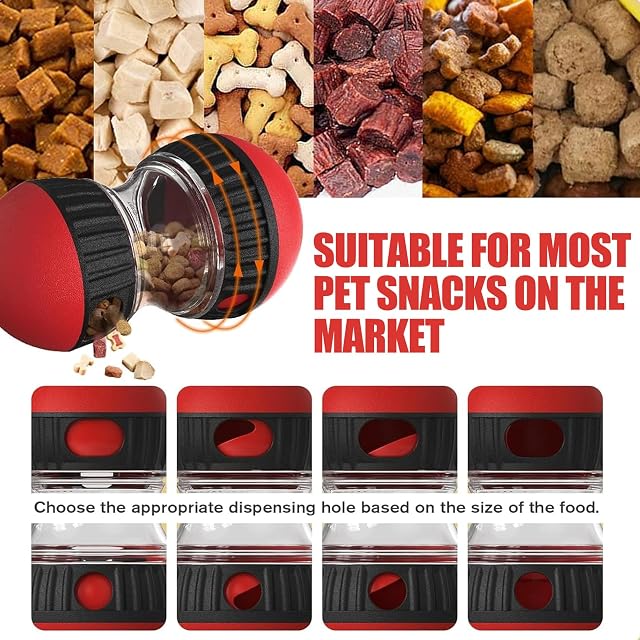 Foto 6 de 7 de poraceous Juguetes Interactivos para Perros, Alimentador Lento para Perro