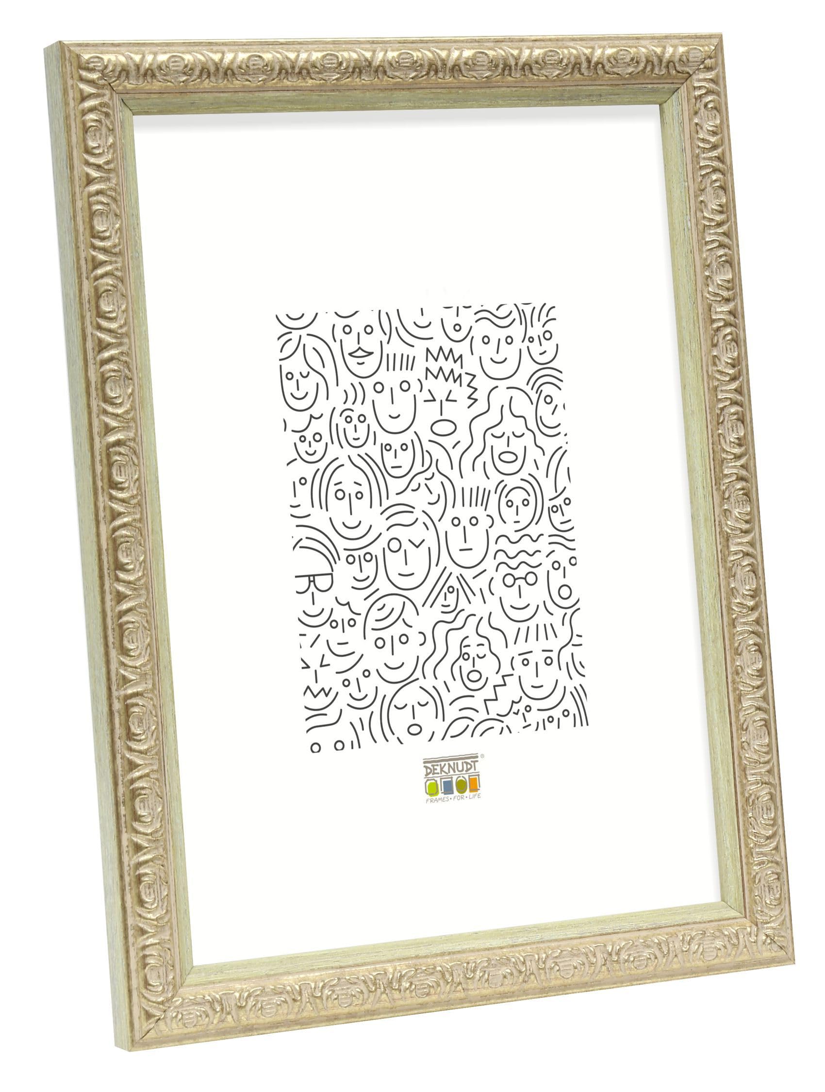 Deknudt 24 x 30 cm Resin Photo Frame Gold