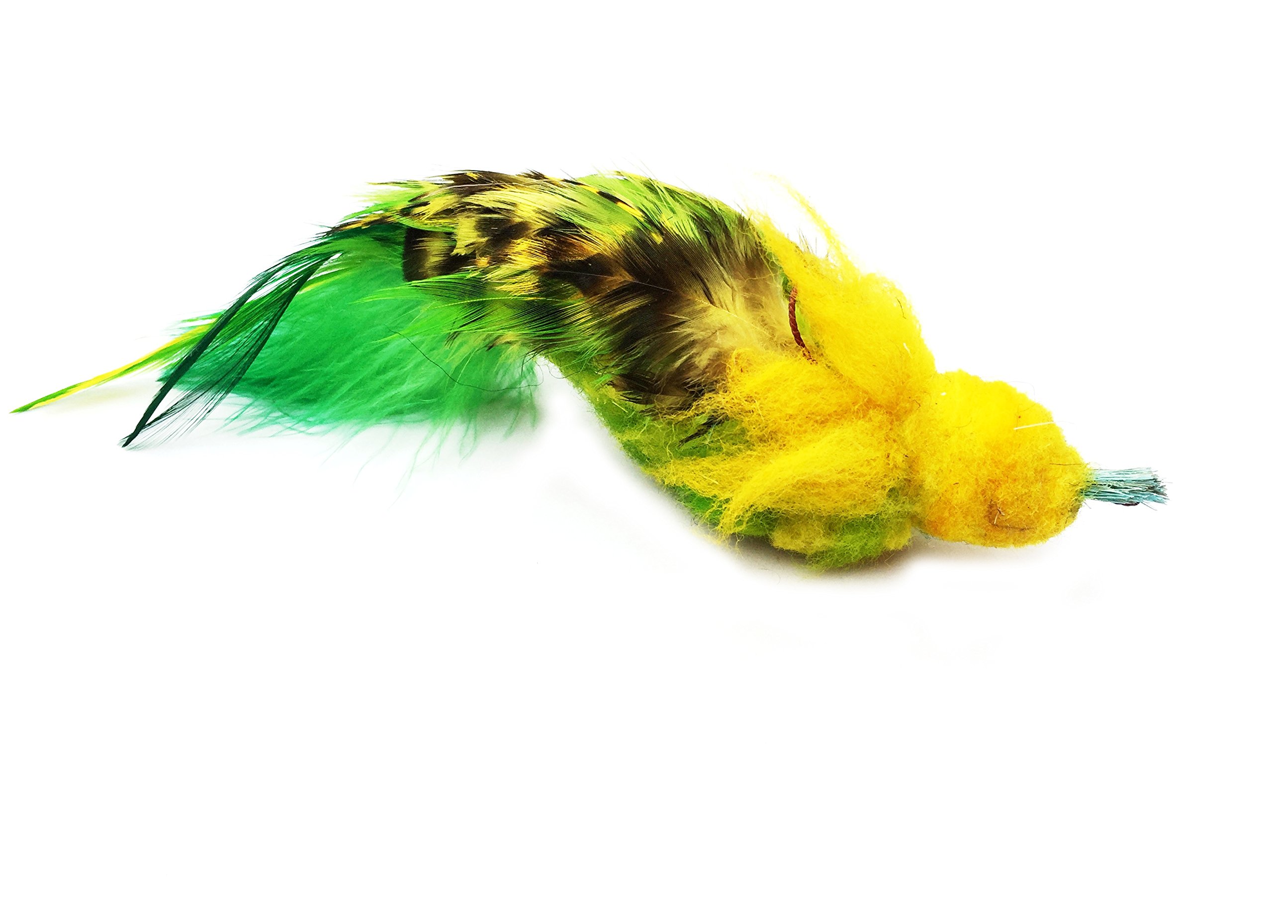 Purrs Parakeet Bird attachment- Fits PurrSuit, Frenzy & DaBird wand Cat Toys