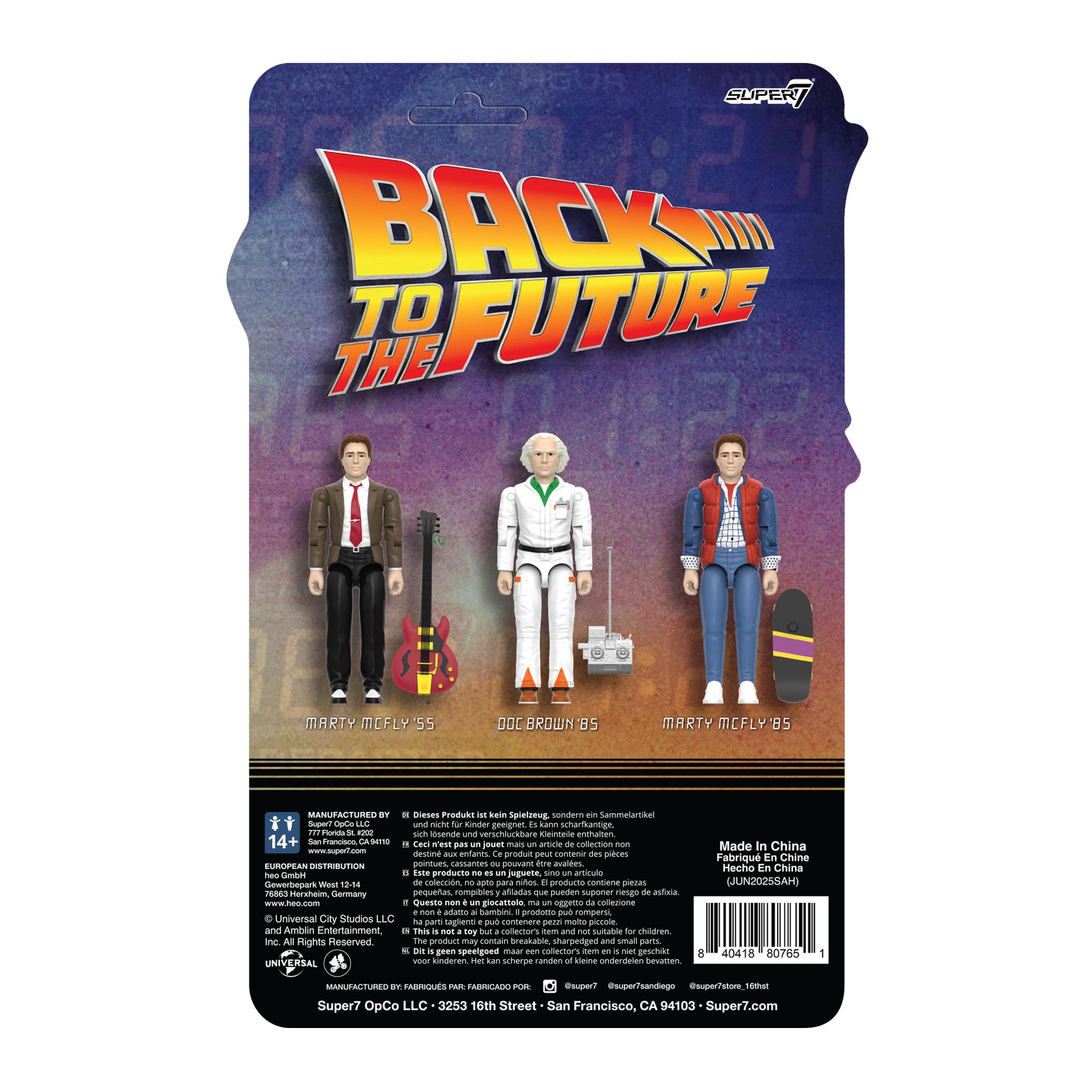 Amazon.co.jp: Super7 バック・トゥ・ザ・フューチャー リアクション+