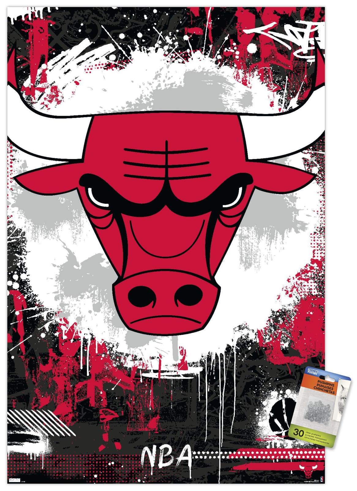 Amazon.com: Trends International NBA Chicago Bulls - Maximalist