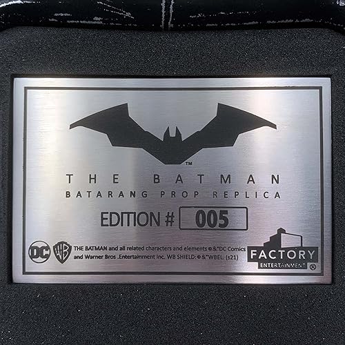 Miniatura 5 de Factory Entertainment La réplica de Batman Batarang Edición Limitada