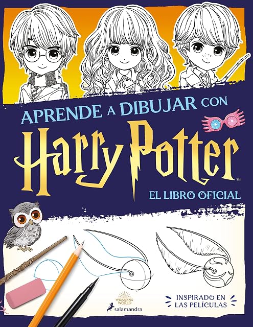 Portada de Aprende a dibujar con Harry Potter
