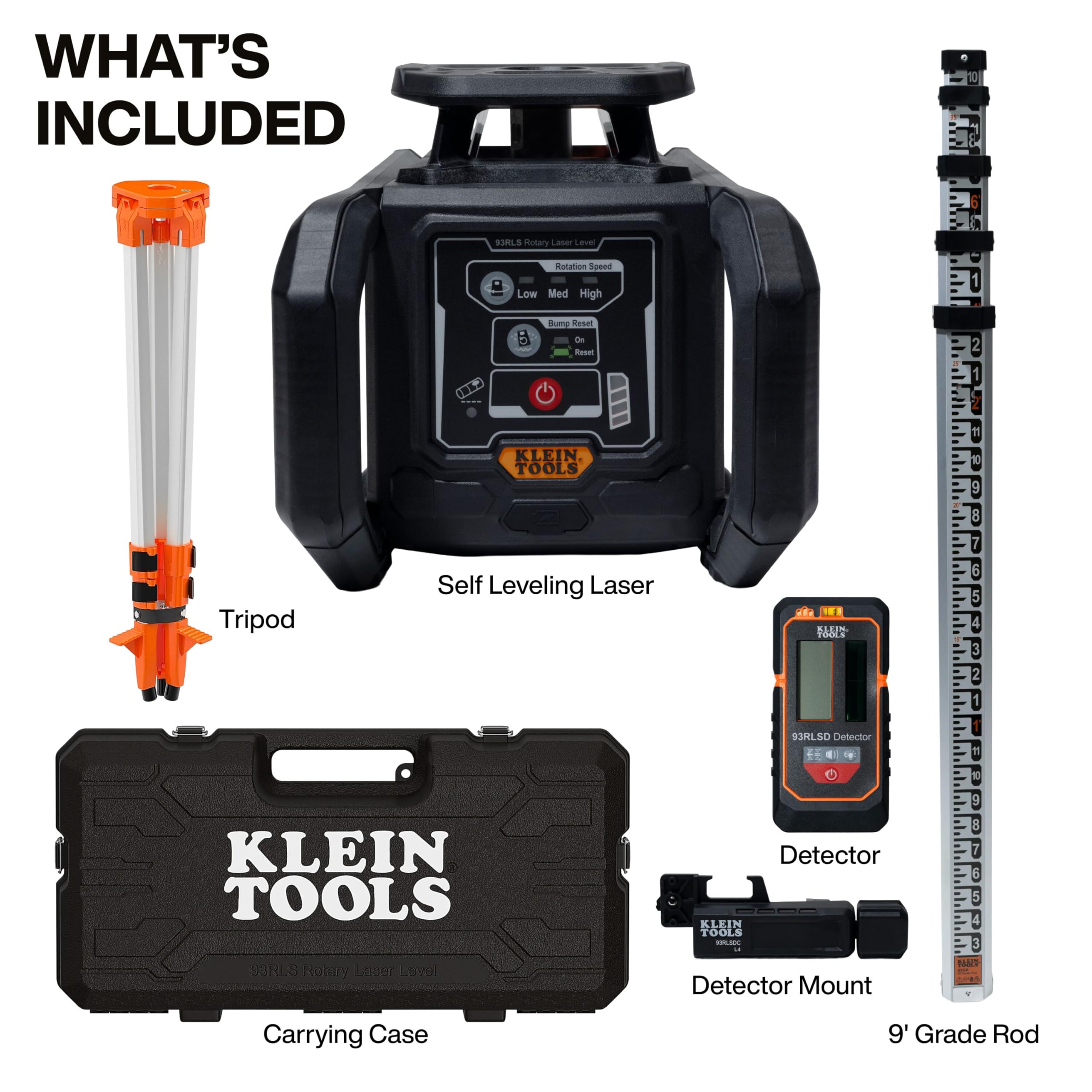 Klein Tools Rotary Laser Level Kit - 1150ft Range -2