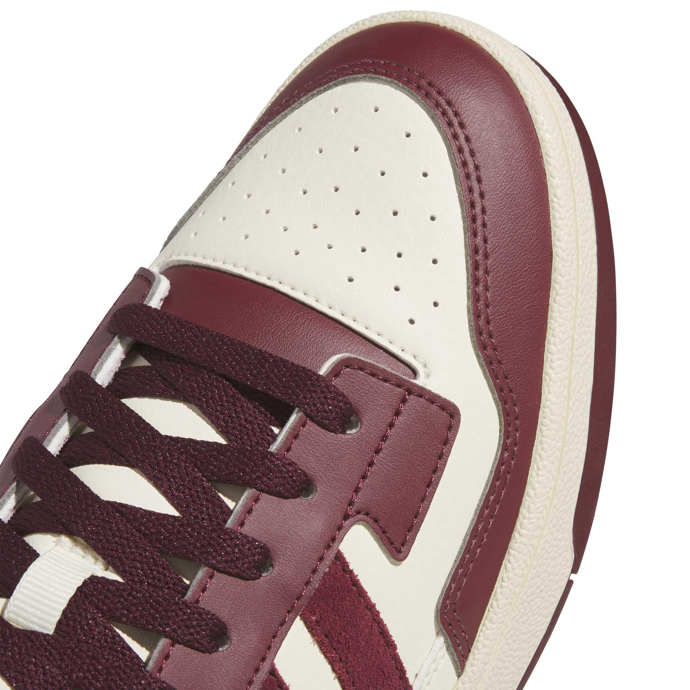 adidas Uniseks Rapid Court Low Shoes, cream white/shadow red/shadow red, 46 EU