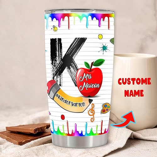 Miniatura 2 de Dorris Vaso personalizado con tapa, taza de café de viaje, tazas aisladas, nombre personalizado y grado de acero inoxidable, regalo para bienvenida