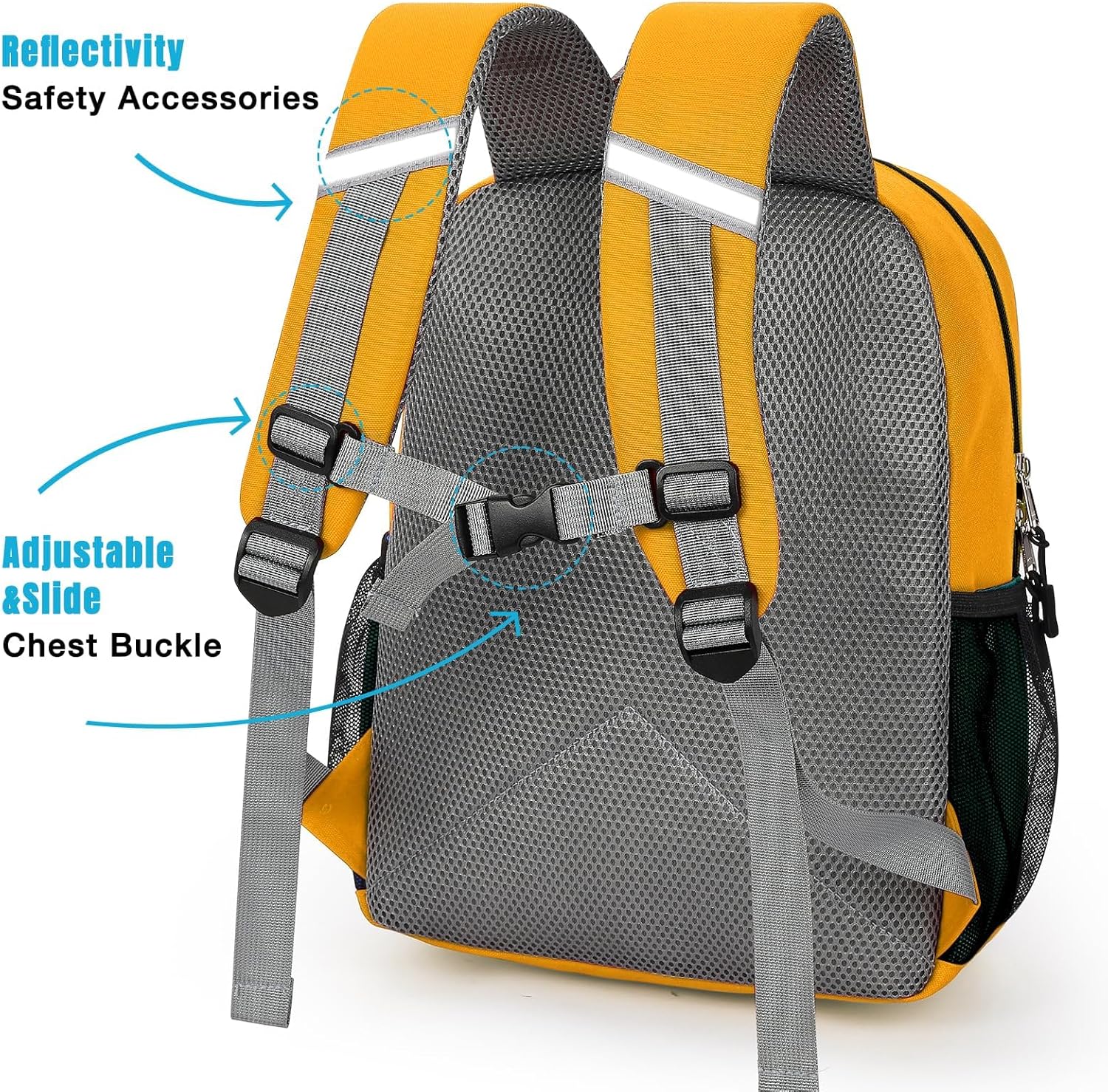 STEAMEDBUN Toddler Backpack Boy 2-4, Kids Backpack Boys, Preschool Daycare Travel Small- 12inch - Image 2