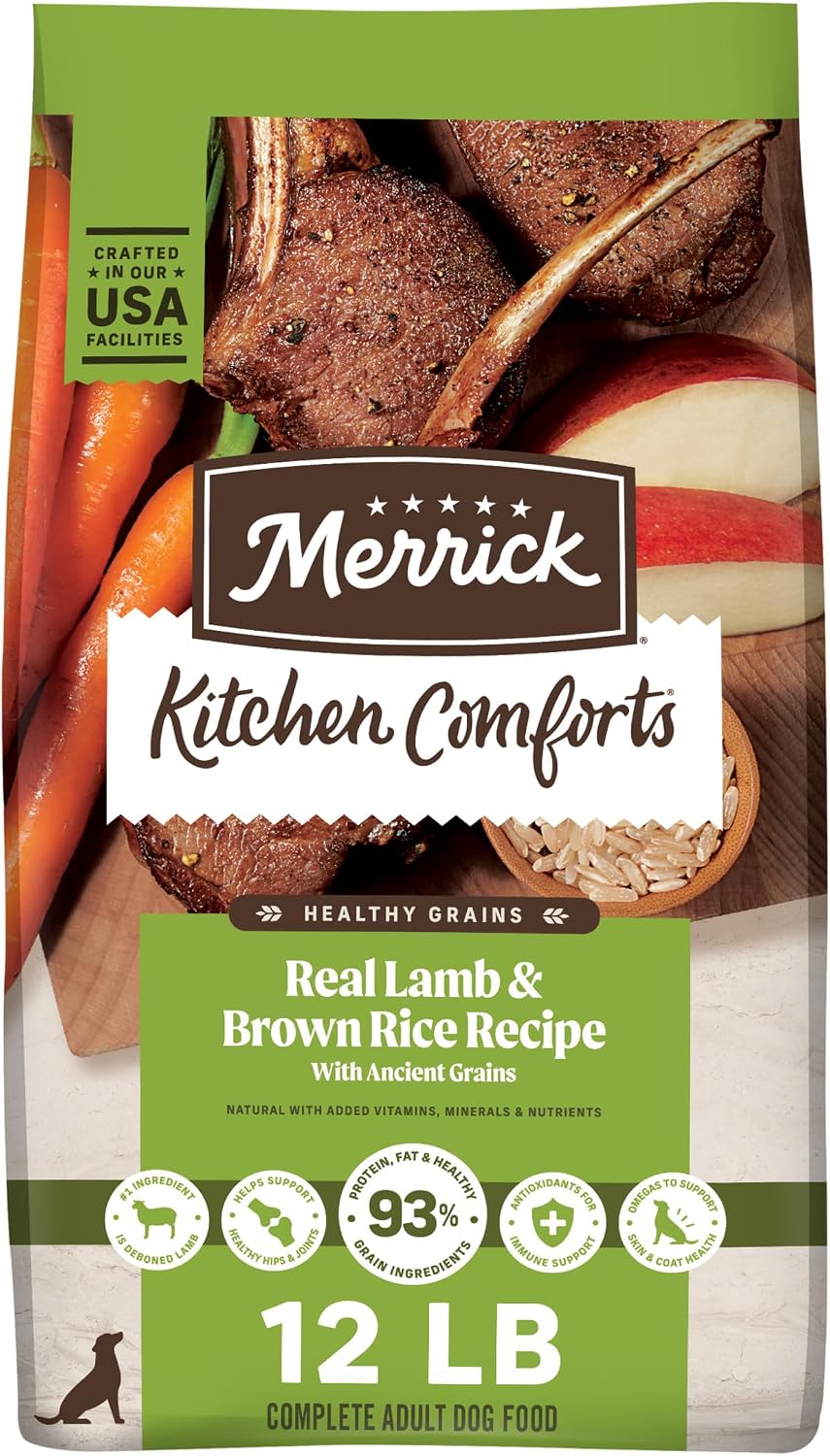 Merrick Healthy Grains Premium Adult Dry Dog Food, 12 lb. Bag