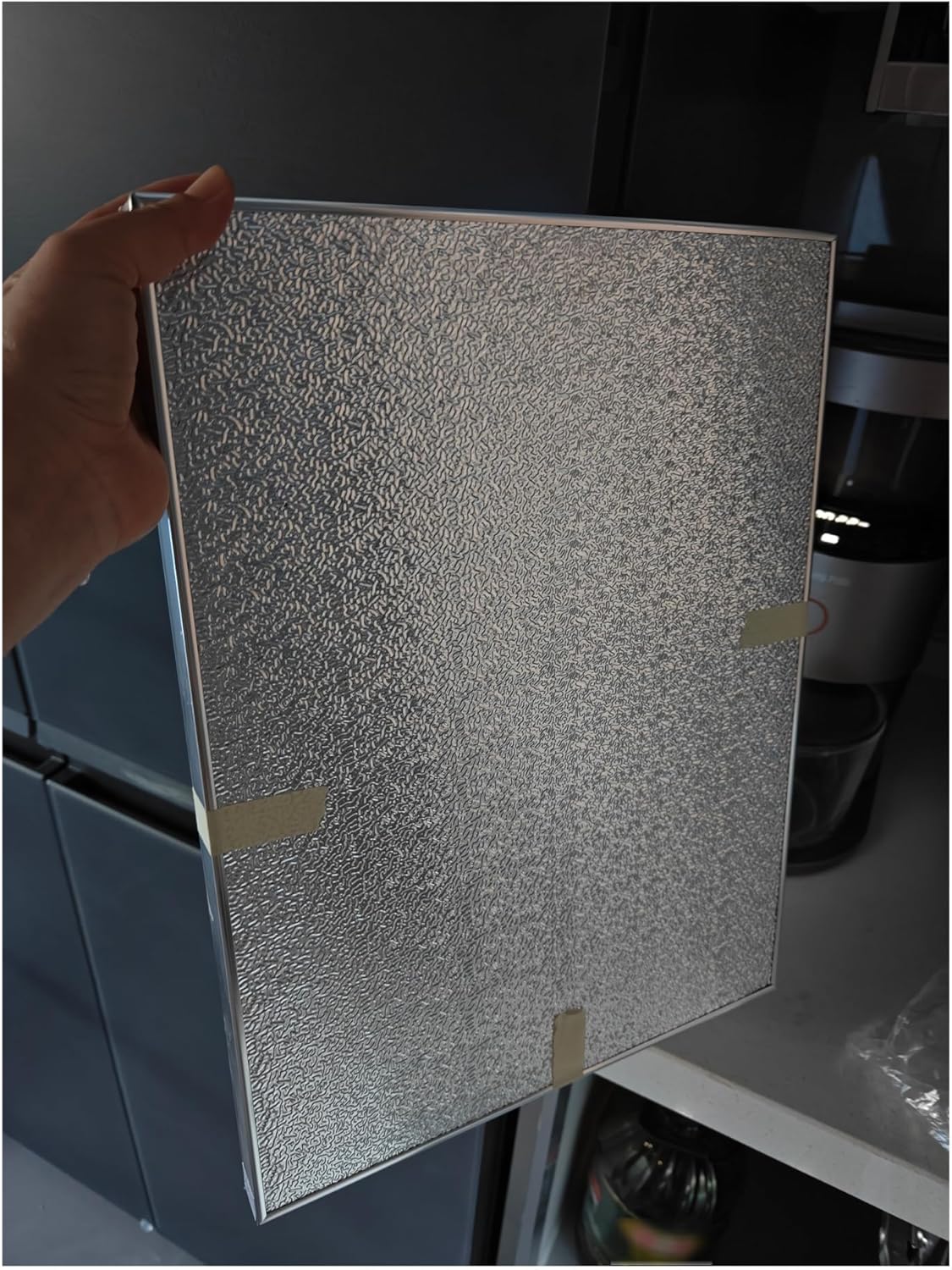 Aluminum Heat Shield Mat - Oil & Heat Resistant Splatter Screen for Grill, Stove, Oven & Refrigerator - 2,120x60cm (4.00x2ft) - Perfect for Cooking Protection