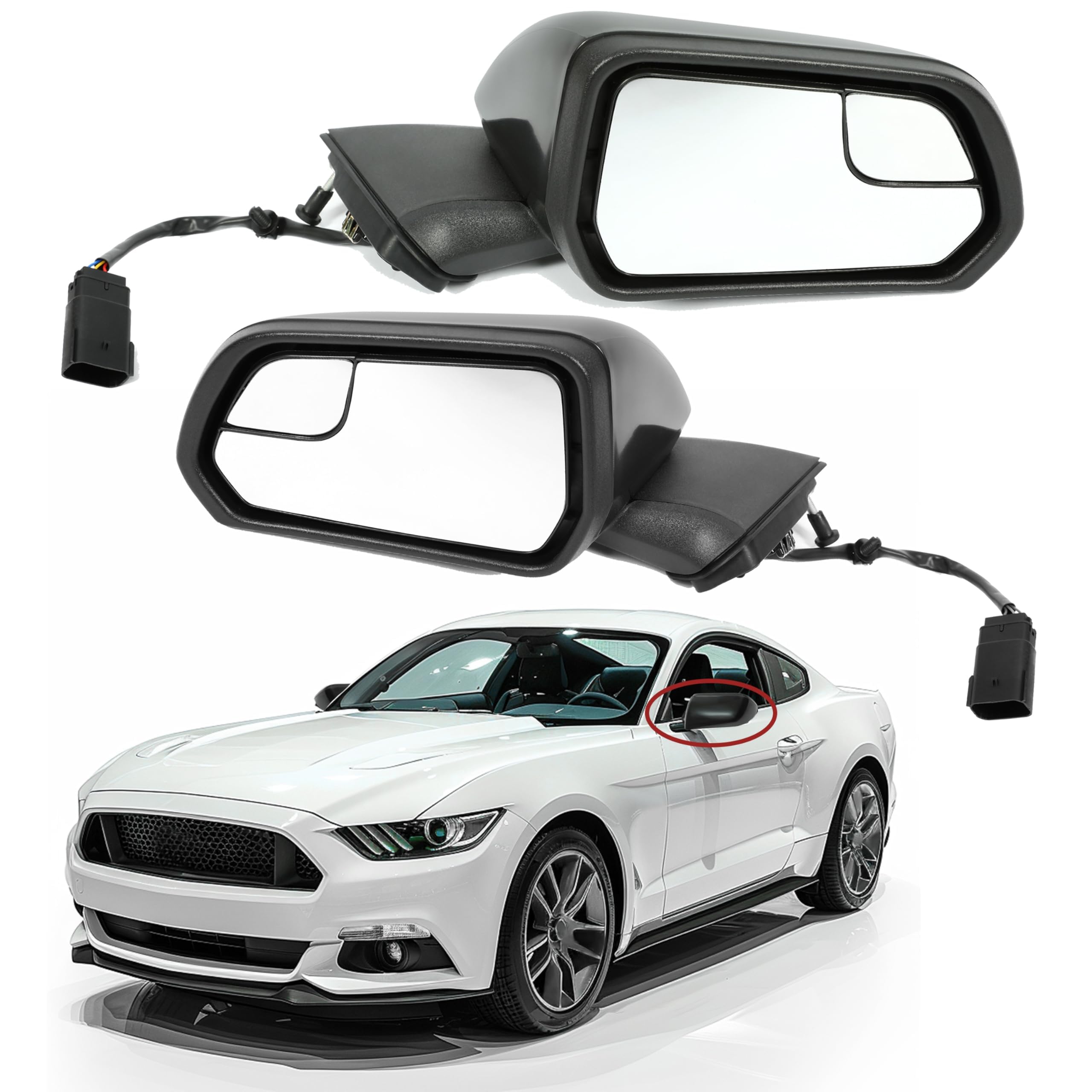 Amazon.com: HECASA Power Mirror 3 Pins Compatible with 2015-2020