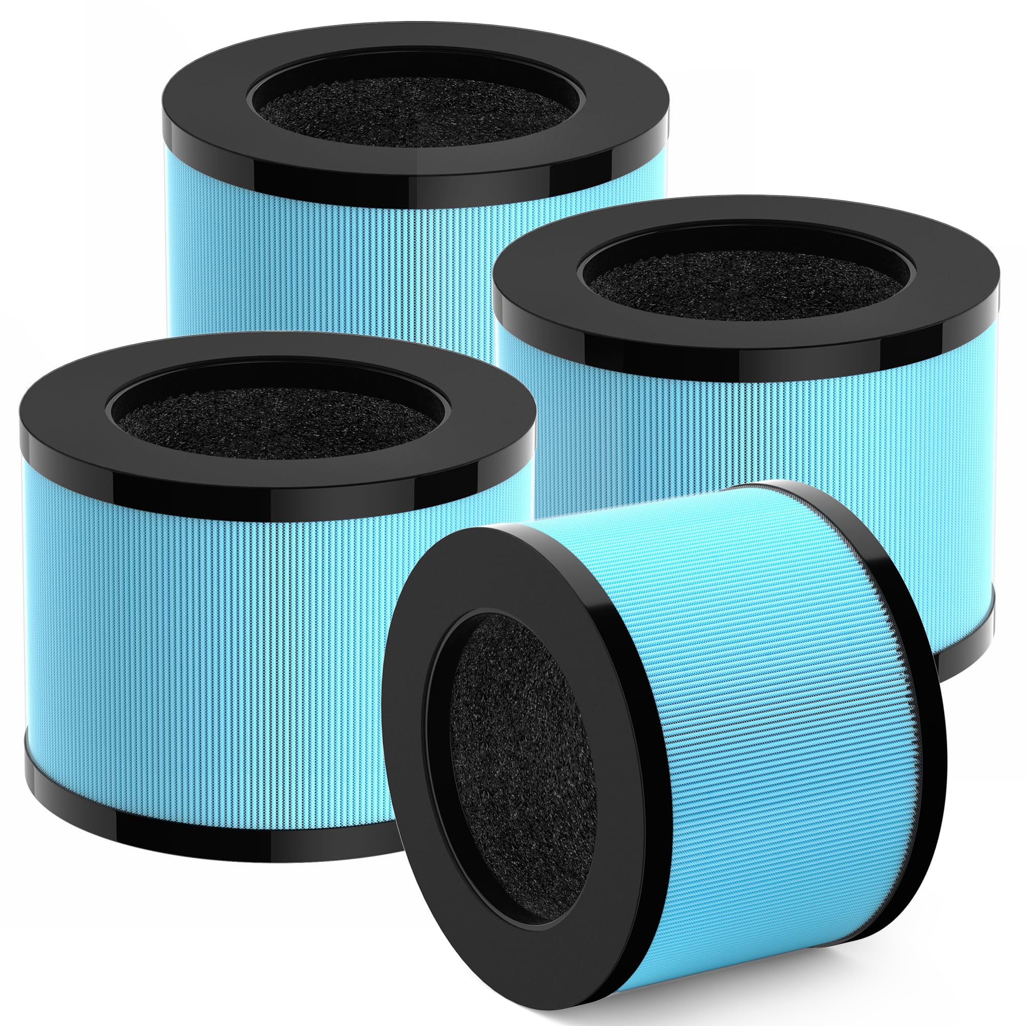 MK01 MK06 Filter Replacement Compatible with AROEVE MK01 MK06, ToLife TZ-K1, Kloudi DH-JH01 Air Purifier, 4-in-1 Filtration System,High Efficiency and