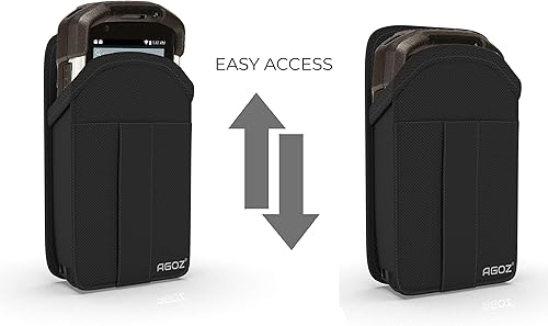 Miniatura 4 de Zebra TC77 TC70 Funda para escáner, Agoz Funda de transporte resistente para Zebra TC75x, TC75, TC70x, TC70, TC72, TC77, M60, MC67 portátil portátil