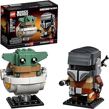 75317 LEGO® BrickHeadz™ Star Wars™ O Mandaloriano e A Criança, Kit