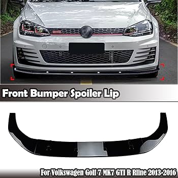 Front Bumper Spoiler Lip for Volkswagen Golf 7 MK7 GTI R